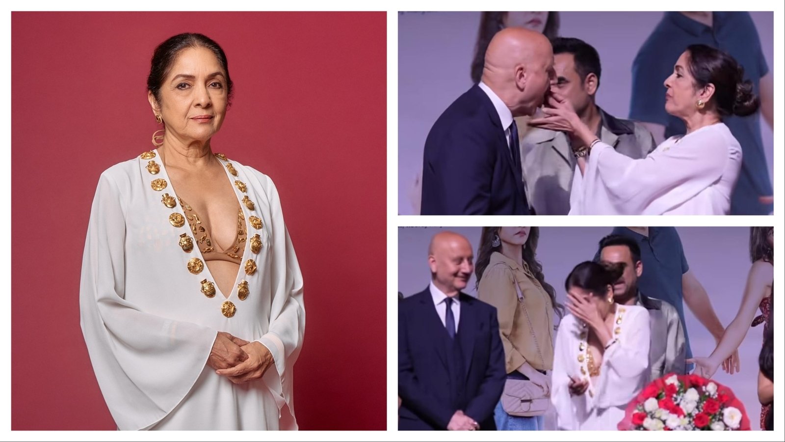 নীন গুপ্ত ডিনো দলে মেট্রোর সাথে জন্মদিন উদযাপন করেছেন, ভক্তরা বিস্কুট ব্রা সাজসজ্জার জন্য ট্রোলিংয়ের বিরুদ্ধে তাকে রক্ষা করেছেন | বলিউড
