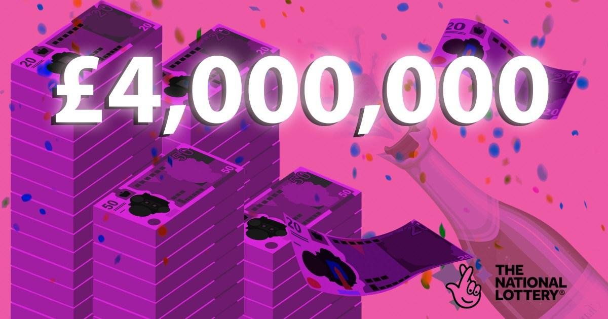 একক ভাগ্যবান লোটো প্লেয়ার স্কুপস বিশাল £ 4,000,000 জ্যাকপট | নিউজ ইউকে